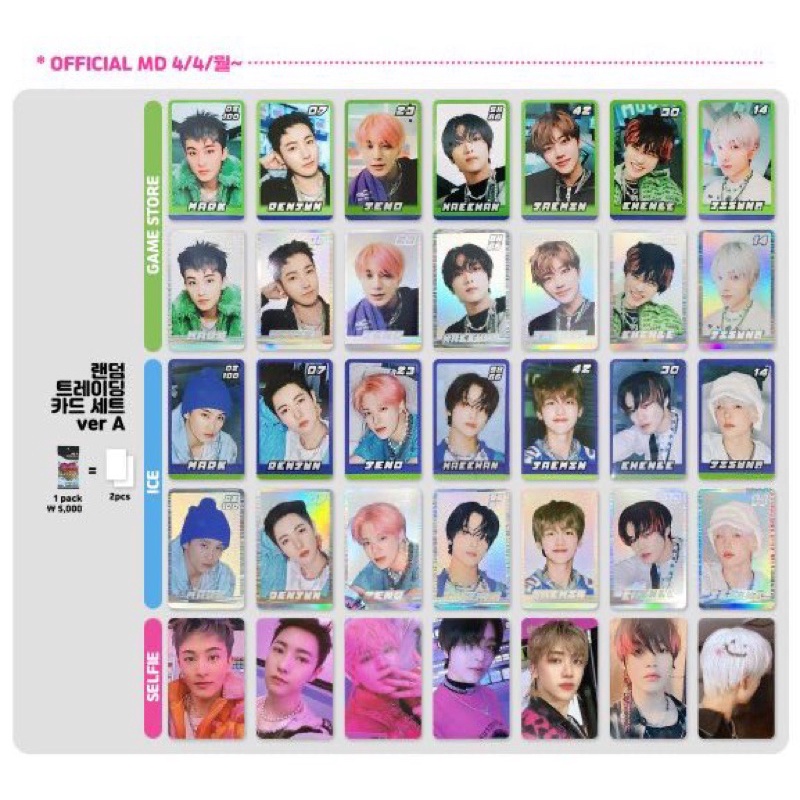 人気新品入荷 チソン トレカglitch mode pop up nctdream アイドル