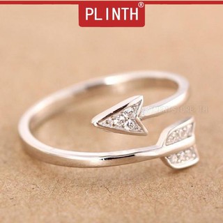 PLINTH แหวนเงิน 925 ลายธนูและศรรัก แบบเปิด 878