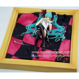 มิคุ Vocaloid - - Hatsune Miku World is Mine (Natural Frame) Scale 1/8 **งานจีน** มิคุ  โมเดลสาว โมเดลผู้หญิง มิกคุ miku