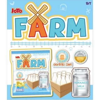 ๋Joto Farm โจโต้ ฟาร์ม ขนมอบกรอบ 3 รสชาติ 12 กรัม ยกแพ็ค แพ็คละ 12 ห่อ