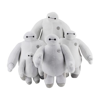 หมอนตุ๊กตานุ่ม รูปการ์ตูนฮีโร่ 6 Baymax ขยับได้ ขนาด 20 ซม. 27 ซม. 30 ซม. 40 ซม.