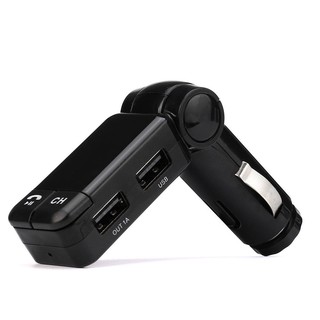 บลูทูธ Car Bluetooth FM Transmitter USB Aux