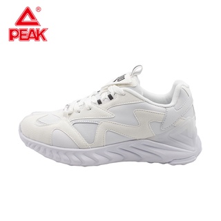 PEAK TAICHI รองเท้าวิ่งผู้หญิง Amoy Cushioning Lightweight Walking Shoes รองเท้าผ้าใบแบบสวมใส่สบายสำหรับวิ่งเทนนิส Gym Casual Shoes EW0298H