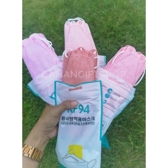 แมสkf94​สี​พาสเทล​ สีพีช​ สีตามหา​ พร้อมส่ง