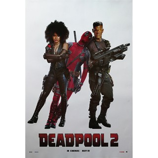 โปสเตอร์ หนัง เดดพูล 2 DEADPOOL 2 2018 POSTER 24”x35” Inch Superhero Marvel Ryan Reynolds V2