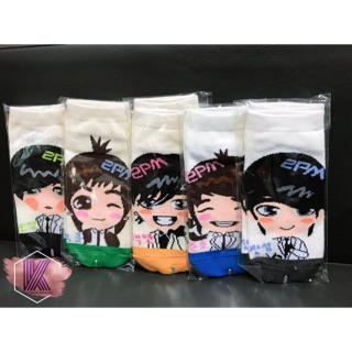 [พร้อมส่ง] ถุงเท้าเกาหลี 2PM ทูพีเอ็ม