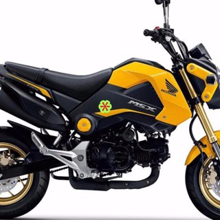 NCAฝาครอบกันลมกลาง L/R MSX125 สีดำเงา