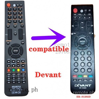 Devant รีโมตคอนโทรล Hisense ER-83803D 32DL541 40DL541 43DL541 49DL541 39DL641 32DL641 49DL641 HUYU RM-L1098+8 UNIVERSAL LCD LED TV Devant