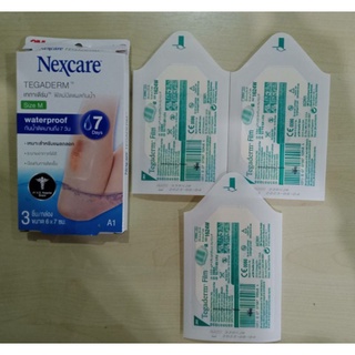 3M Nexcare Tegaderm ฟิล์มปิดแผลกันน้ำ3แผ่น/1กล่อง