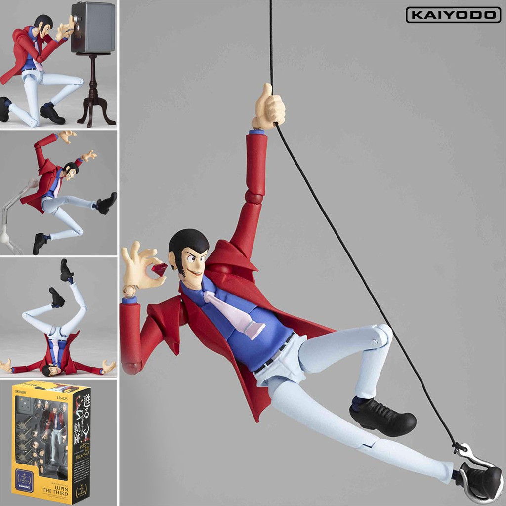 Model Figma งานแท้ Original ฟิกม่า Figure kaiyodo Legacy Of Revoltech Lupin The Third จอมโจรลูแปงที่สาม Arsene อาร์แซน