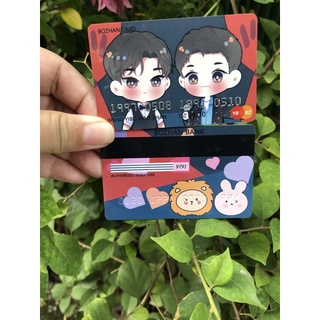 พร้อมส่ง บัตรatm ลาย fanart Yibo Xiaozhan