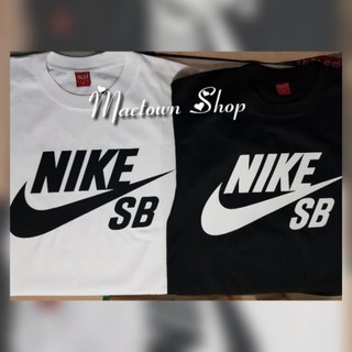 nike เสื้อยืด SB unisex ผ้าฝ้ายคุณภาพสูง makapal E^W