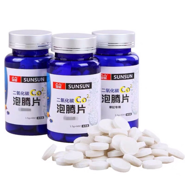 SUNSUN C02 เม็ดฟู่ - C02 เม็ดซันซันซันสําหรับพิพิธภัณฑ์สัตว์น้ํา