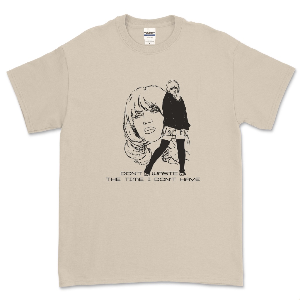 เสื้อยืดวินเทจเสื้อยืด พิมพ์ลาย Billie EILISH HAPPIER LYRICS-4XL