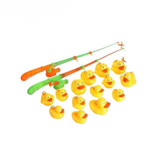 ตกเป็ด เป็ด เป็ดบีบ ของเล่น ตกปลา ตกเบ็ด Fishing Game Set 5501-53 เกมส์ตกปลา