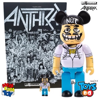 BE@RBRICK ANTHRAX "NOTMAN" 100% &amp; 400%