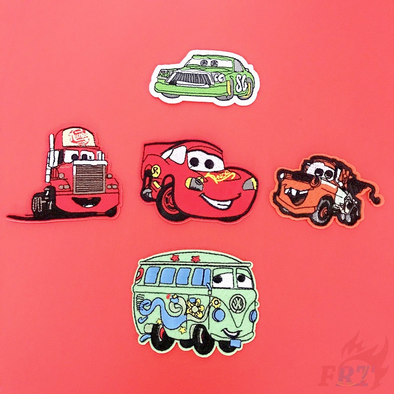 แพทช์ปักผ้ารถยนต์ s - 2 patch lightning mcqueen diy 1 ชิ้น