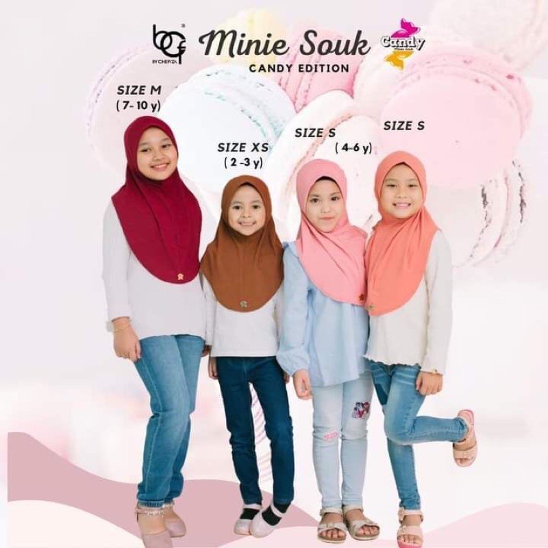 Tudung Souk Mini Candy Edition ไซส์ XS