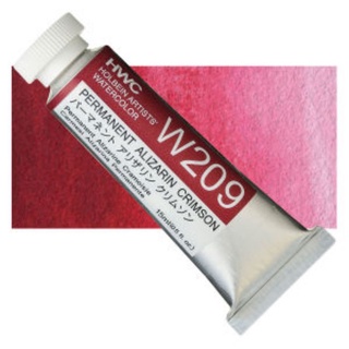 Permanent alizarin crimson (W009/W209) 5ml/15ml Series C สีน้ำ โฮลเบน (โฮลุเบน) Holbein Artist Watercolor ホルベイン水彩絵具