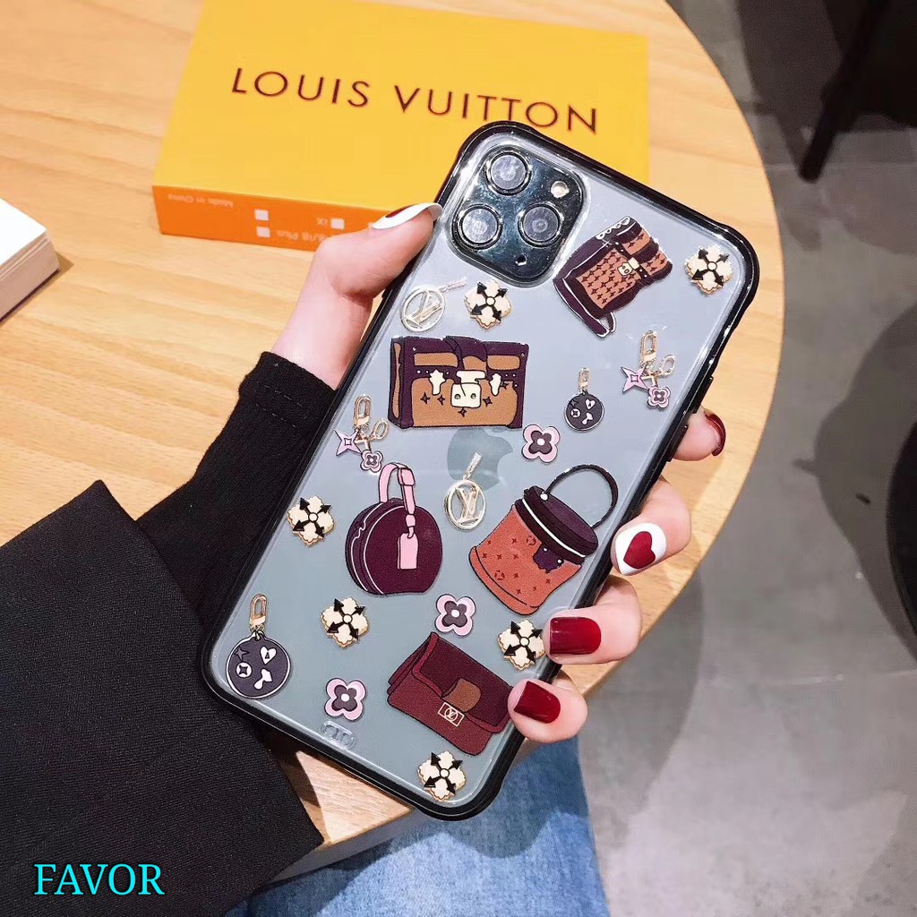 Lv Premium Anti Crack iphone 6+ X MAX 11 PRO soft case เคส iphone