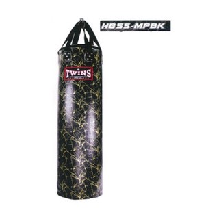 กระสอบทราย หนังเทียม ทวินส์ TWINS PUNCHING BAG HBS ดำ-ทอง