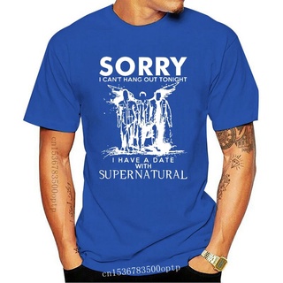 [S-5XL]ขายดี เสื้อยืดลําลอง แขนสั้น พิมพ์ลาย Sorry I Cant Hang Out Tonight I Have A Date สีดํา สําหรับผู้ชาย GOjjog93LD