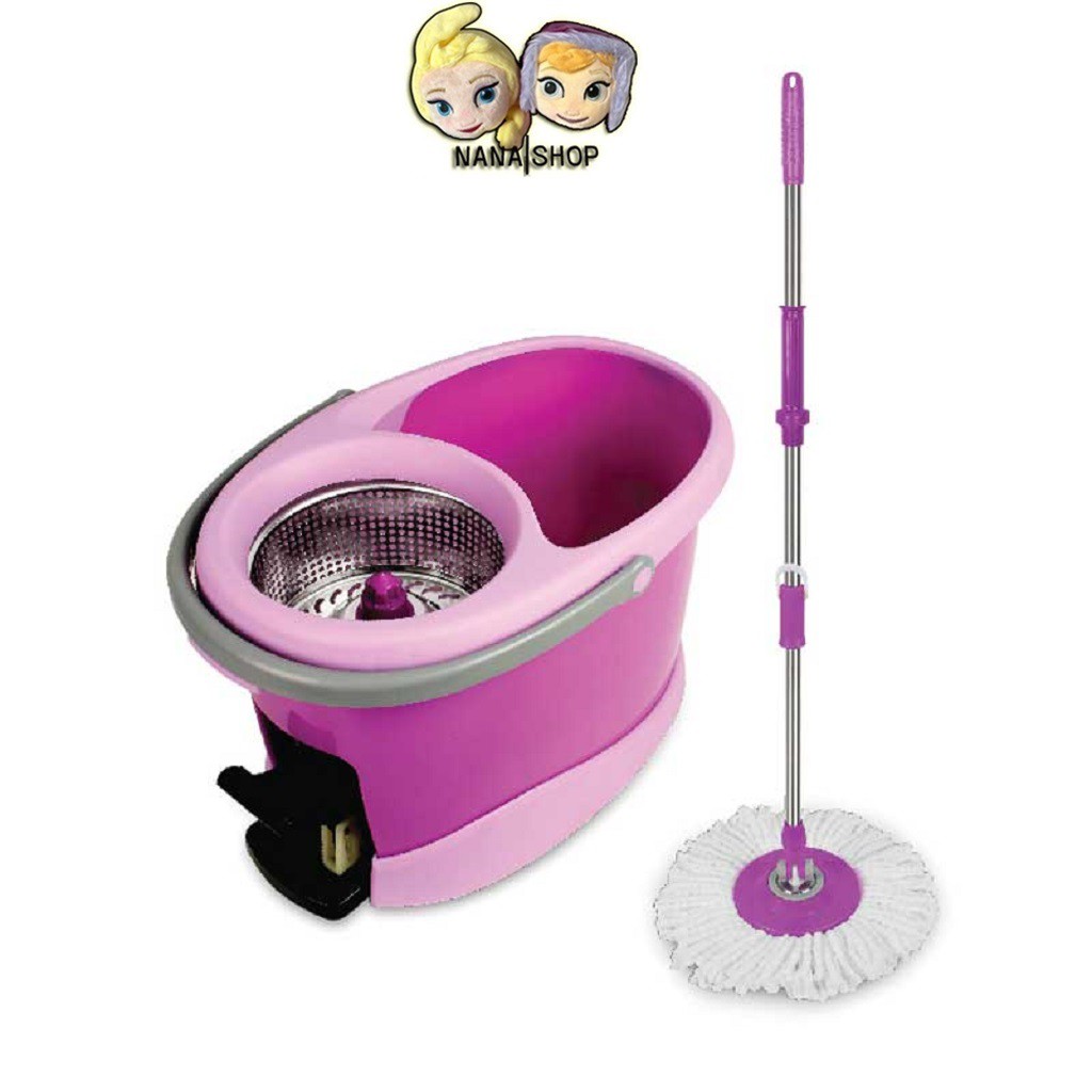 🚀พร้อมส่ง | ถูก🚀【ไม้ถูพื้นถังปั่น】บีแมน ชุดถังปั่นไม้ม็อบ รุ่นสแตนเลสพลัส Be Wish Plus ถังถูพื้น ไม้