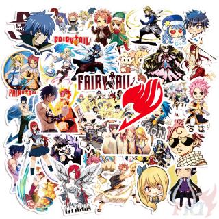 ❉ Fairy Tail - Series 05 Anime Natsu Lucy Erza Happy สติ๊กเกอร์ ❉ 50Pcs/Set Waterproof DIY Fashion Decals Doodle สติ๊กเกอร์