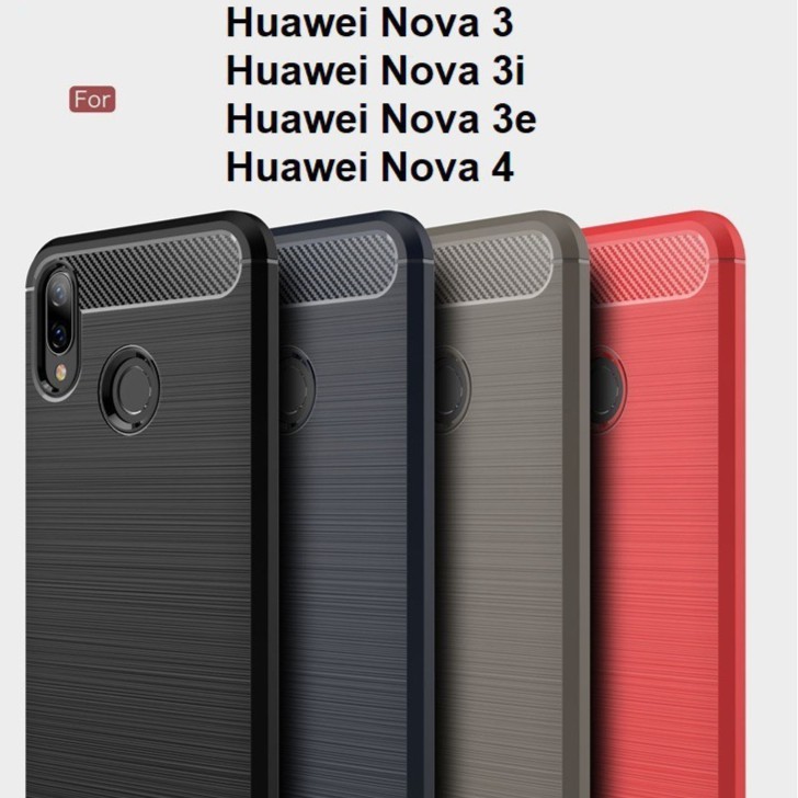 Huawei Nova 3i 3E 3 4 Nova3i Nova3 Drawbench Fiber Phone Case Casing Cover
