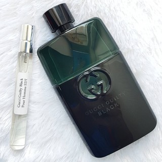 ♥ น้ำหอมแท้แบ่งขาย Gucci Guilty Black Pour Homme EDT แท้ 100%