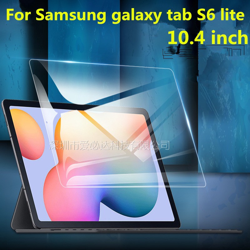 แท็บเล็ตกระจกนิรภัยป้องกันหน้าจอสําหรับ Samsung galaxy tab S6 lite SM-P610 SM-P615 10.4 นิ้วป้องกันฟิล์ม