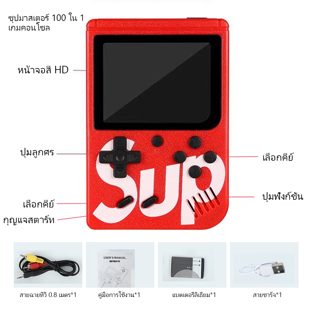 เกมมินิ 400 เกมปาล์ม 1 เครื่องพกพาสร้างหน้าจอปาล์มซูเปอร์มาริโอใน - รูปที่ 4