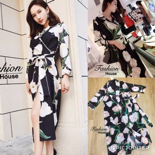 Tulip Chiffon Silk Dress