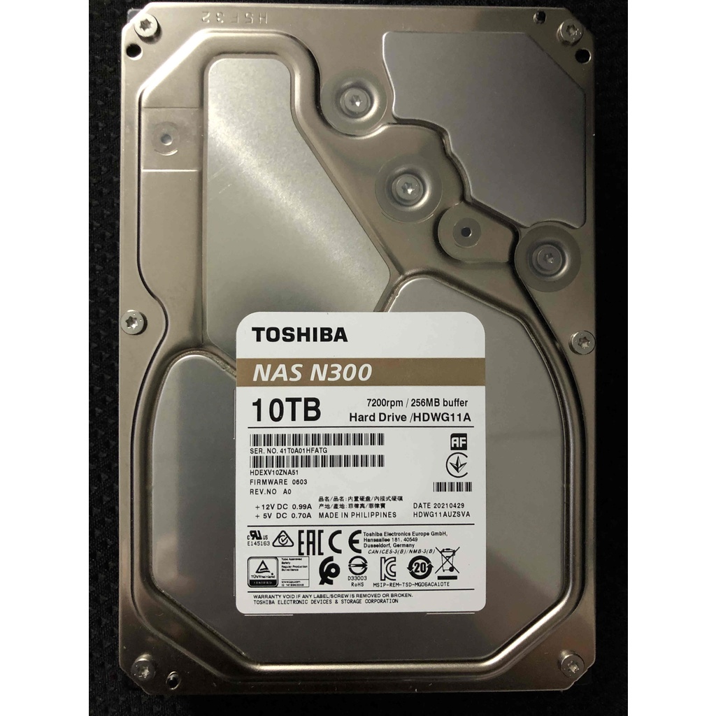 10TB HDD TOSHIBA N300 NAS (7200RPM., 256MB.) #4