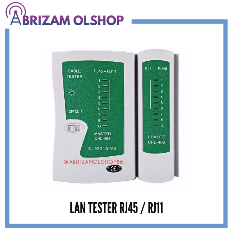 LAN TESTER RJ45 RJ11 CABLE NETWORK TEST TOOL