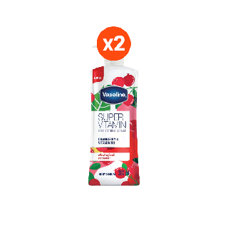 โปรโมชั่น : ส่งฟรี Vaseline Serum Super Vitamin 380ml x2