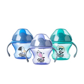 Tommee Tippee แก้วหัดดื่ม แบบมีที่จับ First Sippee Cup 150ml.(4 months+) ของแท้