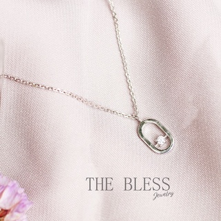 The Bless Jewelry สร้อยคอเงิน 92.5% 💰 ชุบโรเดียม Rhodium เเท้ งานเกาหลี 100% 🔥พร้อมส่ง!!🔥 (TB-NK45221)