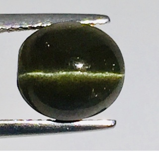 4.80 ct คอร์เนรูพีน ตาแมว แท้ ธรรมชาติ Natural kornerupine cats eye Oval Loose Gemstone For Fine Jewelry