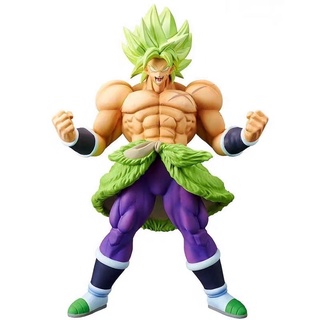 โมเดลฟิกเกอร์ ดราก้อนบอล Super Broly Green Hair Theater Version Dark Blue Broly Goku คุณภาพสูง❤