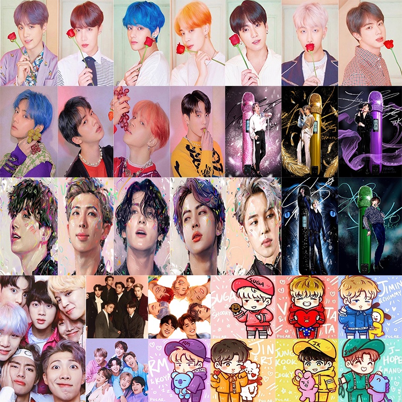 (พร้อมส่ง) ภาพวาดปักเพชรครอสติชคริสตัล รูป BTS 5D ขนาด 30x40 ซม. สําหรับตกแต่งบ้าน DIY 1 ชุด 人物 5243