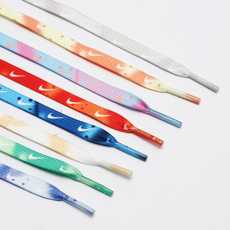 （คลังสินค้าไทย）Ins อุปกรณ์เชือกผูกรองเท้าผ้าใบแฟชั่นผูกเชือกรองเท้าไล่โทนสีสําหรับผู้ชายผู้หญิง