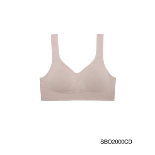 Sabina เสื้อชั้นใน (ไม่มีโครง) รุ่น Function Bra รหัส SBO2000 สีเนื้อเข้ม และสีน้ำตาล