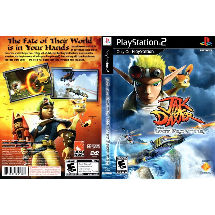 JAK & DAXTER THE LOST FRONTIER [PS2 US : DVD5 1 Disc]