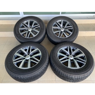 ล้อ Allnew fortuner ขอบ 18  พร้อมยาง Dunlop ปลายปี18 ดอกเเน่นๆ