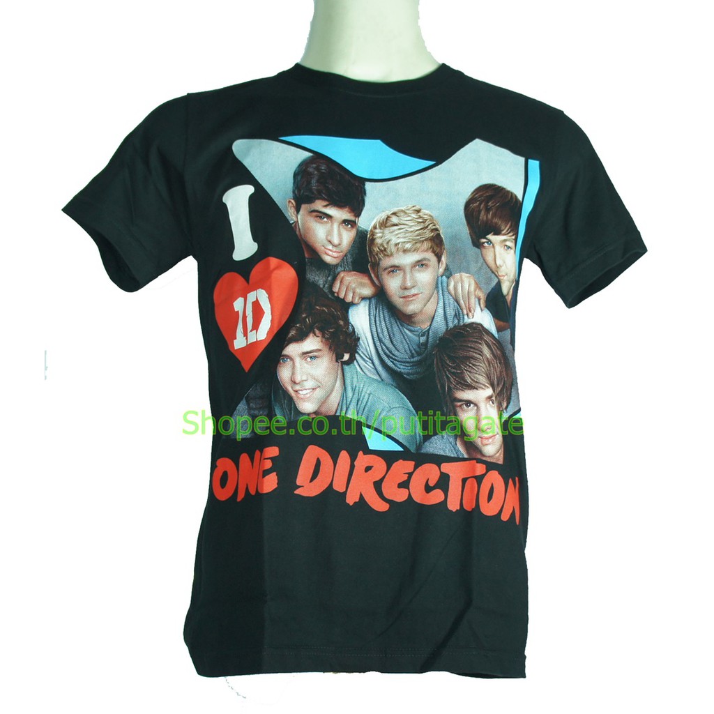 เสื้อวง One Direction ไซส์ยุโรป วันไดเรกชัน PTA1218 ลายวงดนตรีร็อค เดธเมทัล Rockyeah