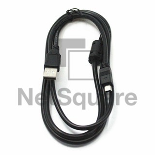 Mini USB 1.5 เมตร 1.5m สาย สีดำ 5P T-head