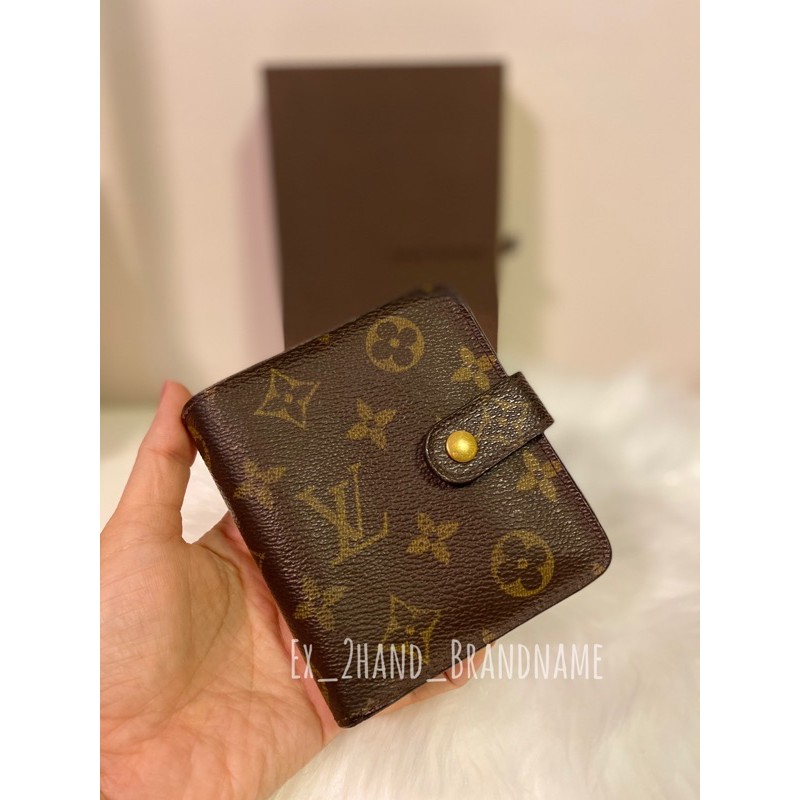 Lv compact zip wallet    (มือ2แท้💯) กระเป๋าสตางค์หลุยส์