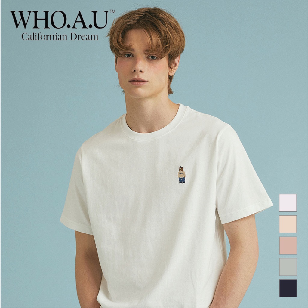 [WHO.A.U] 1920 Steve Embroidery T Shirt