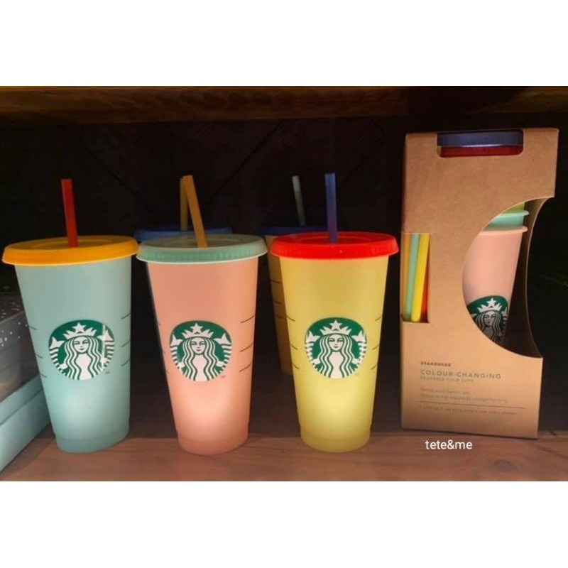แก้ว Starbucks เปลี่ยนสี ของแท้พร้องส่ง